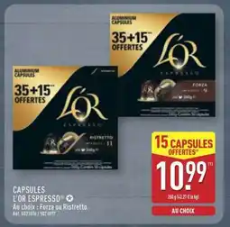 ALDI Capsules L'Or Espresso offre
