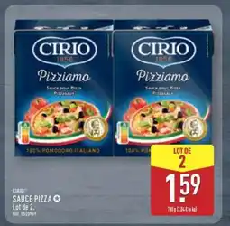 ALDI CIRIO SAUCE PIZZA offre