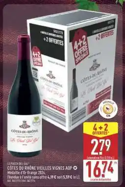 ALDI Côtes du Rhône Vieilles Vignes AOP offre