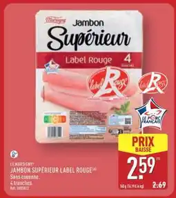 ALDI Jambon Supérieur Label Rouge offre