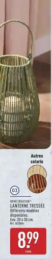 ALDI LANTERNE TRESSÉE offre