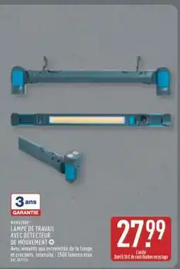 ALDI LAMPE DE TRAVAIL AVEC DÉTECTEUR DE MOUVEMENT offre