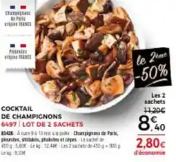 Thiriet Cocktail de champignons offre