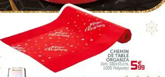 Gifi Chemin De Table Organza offre