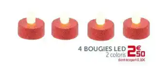 Gifi 4 Bougies Led offre