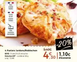 Thiriet 4 Paniers lardons,Reblochon offre