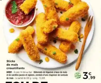 Thiriet Sticks de mais croustillants offre