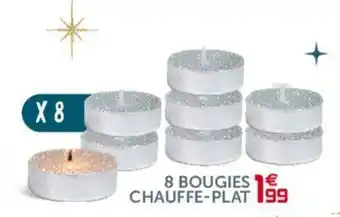 8 Bougies Chauffe-plat