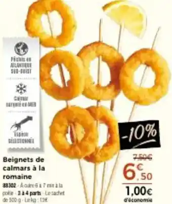 Thiriet Beignets de calmars a la romaine offre