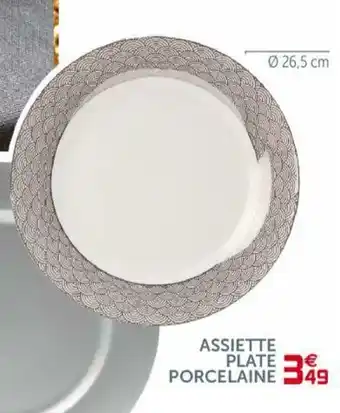 Gifi Assiette Plate Porcealaine offre