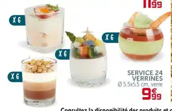 Gifi Service 24 Verrines offre