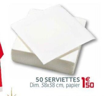 Gifi 50 Serviettes offre