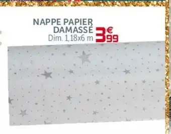 Gifi Nappe Papier Damasse offre