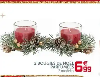 Gifi 2 Bougies De Noel Parfumées offre