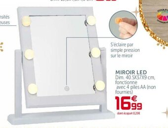 Gifi Miroir Led offre