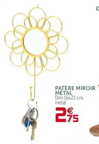 Patére Miroir Metal