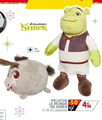 Gifi Peluche Le Monde De Shrek offre