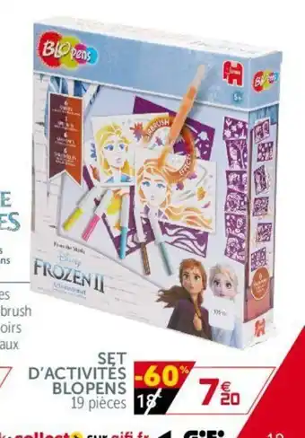 Gifi Set D'Activites Blopens offre