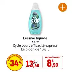 Coccinelle Supermarché SKIP Lessive liquide offre