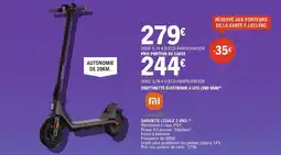 E.Leclerc Espace Culturel Trottinette électrique 4 lite (2nd gen) offre