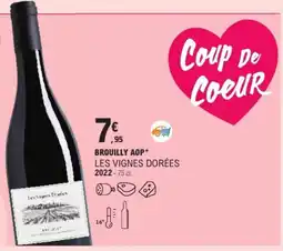 E.Leclerc Brouilly aop les vignes dorées offre