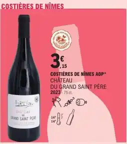 E.Leclerc Costières de nîmes aop* château du grand saint père offre