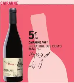 E.Leclerc Cairanne aop signature des dom's offre