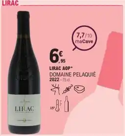 E.Leclerc LIRAC Aop domaine pelaquié offre