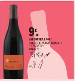 E.Leclerc Vacqueyras aop famille marc romain "le grand jas" offre