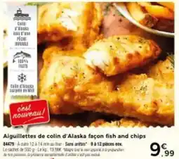 Thiriet Aiguillettes de colin d'alaska façon fish and chips offre