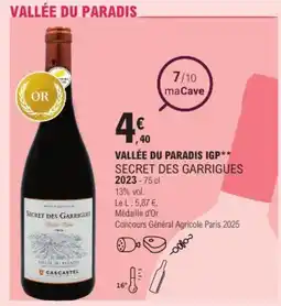E.Leclerc Vallée du paradis igp secret des garrigues offre