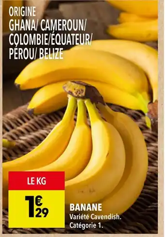 Supeco Banane offre