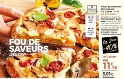 Thiriet Pizzas gourmandes pate epaisse offre