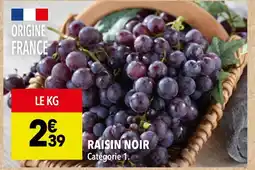 Supeco Raisin Noir offre