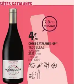 E.Leclerc Côtes catalanes igp tessellae offre