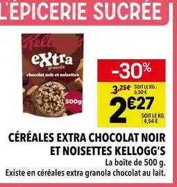 Supeco Kellogg's Céréales Extra Chocolat Noir et Noisettes offre