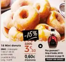 Thiriet 18 mini donuts offre