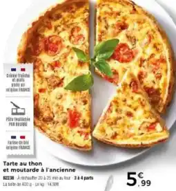 Thiriet Tarte au thon et moutarde à l'ancienne offre
