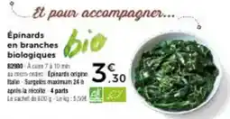 Thiriet Épinards en branches biologiques offre