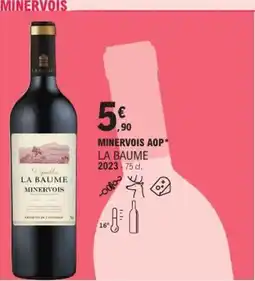 E.Leclerc Minervois aop la baume offre