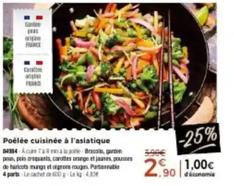 Thiriet Poélée cuisinée à l'asiatique offre