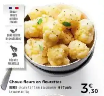 Thiriet Choux-fleurs en fleurettes offre