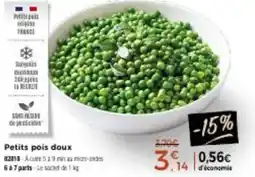 Thiriet Petits pois doux e offre