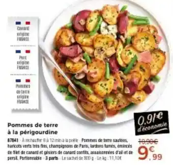 Thiriet Pommes de terre à la périgourdine offre
