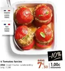 Thiriet 4 Tomates farcies offre