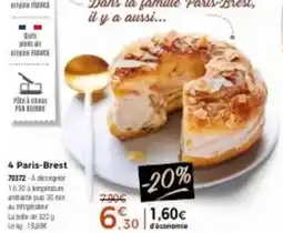 Thiriet 4 paris-brest offre