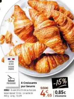 Thiriet 8 Croissants pur beurre offre