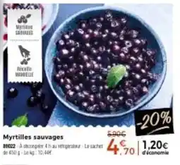 Thiriet Myrtilles sauvages offre