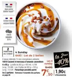 Thiriet 4 Sunday offre