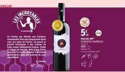 E.Leclerc Gaillac aop domaine barreau "feuille offre